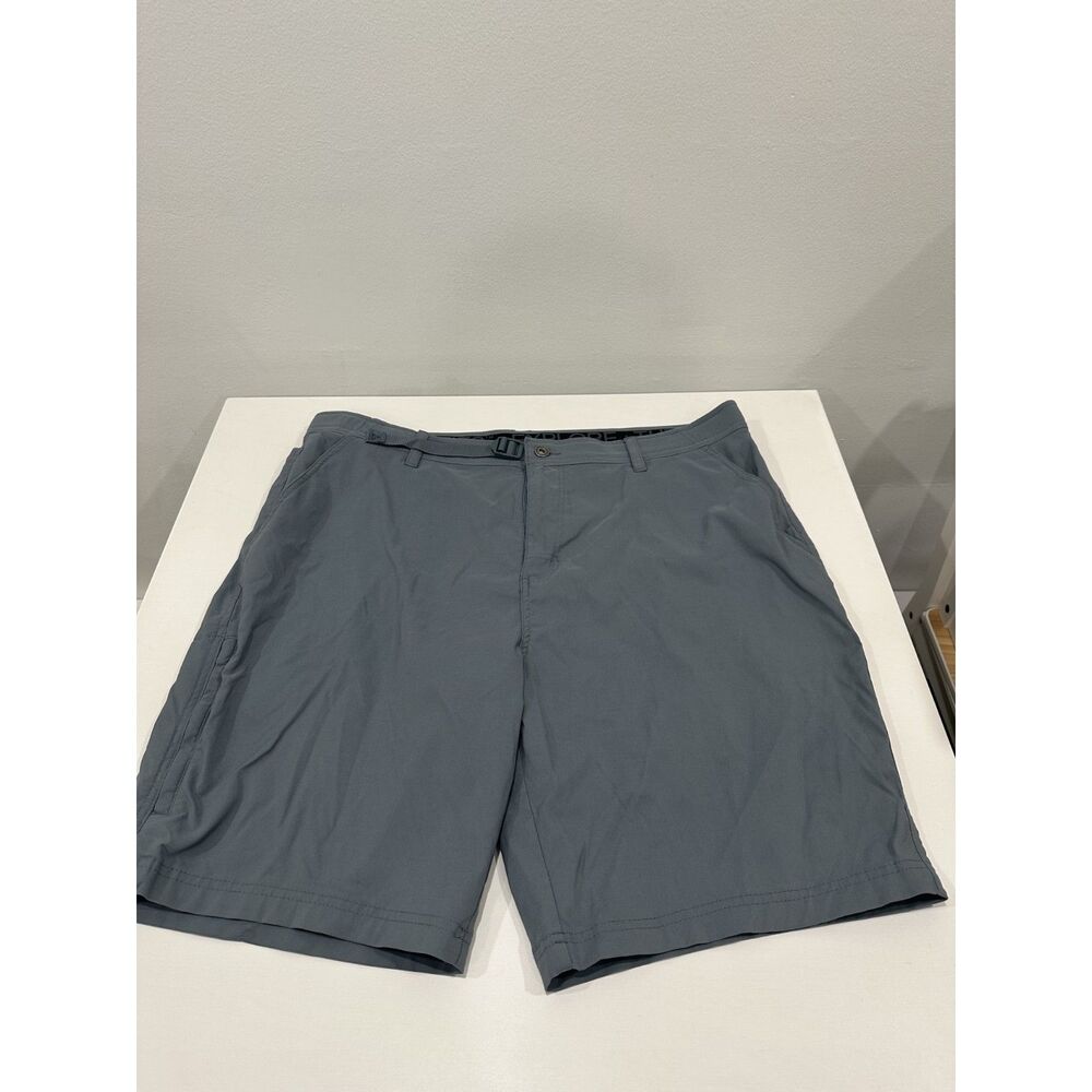 Gerry Men’s Gray Stretch Hiking Outdoor Shorts Built-In Belt